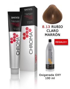 Tinte de pelo color RUBIO CLARO MARRÓN Shining Professional