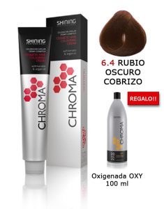 Tinte de pelo color RUBIO OSCURO COBRIZO Shining Professional