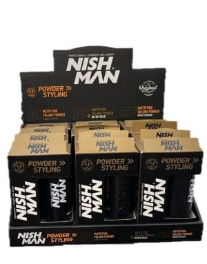 EXPOSITOR POLVO P5+ VOLIMINIZADOR NISHMAN POWDER HAIR STYLING WAX ULTRA HOLD