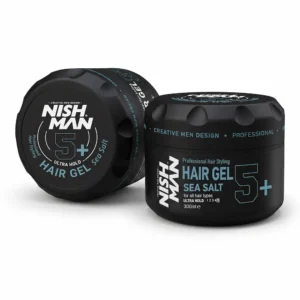 NISHMAN Hair Styling Gel SEA SALT 5+ Gomina 300 ml.
